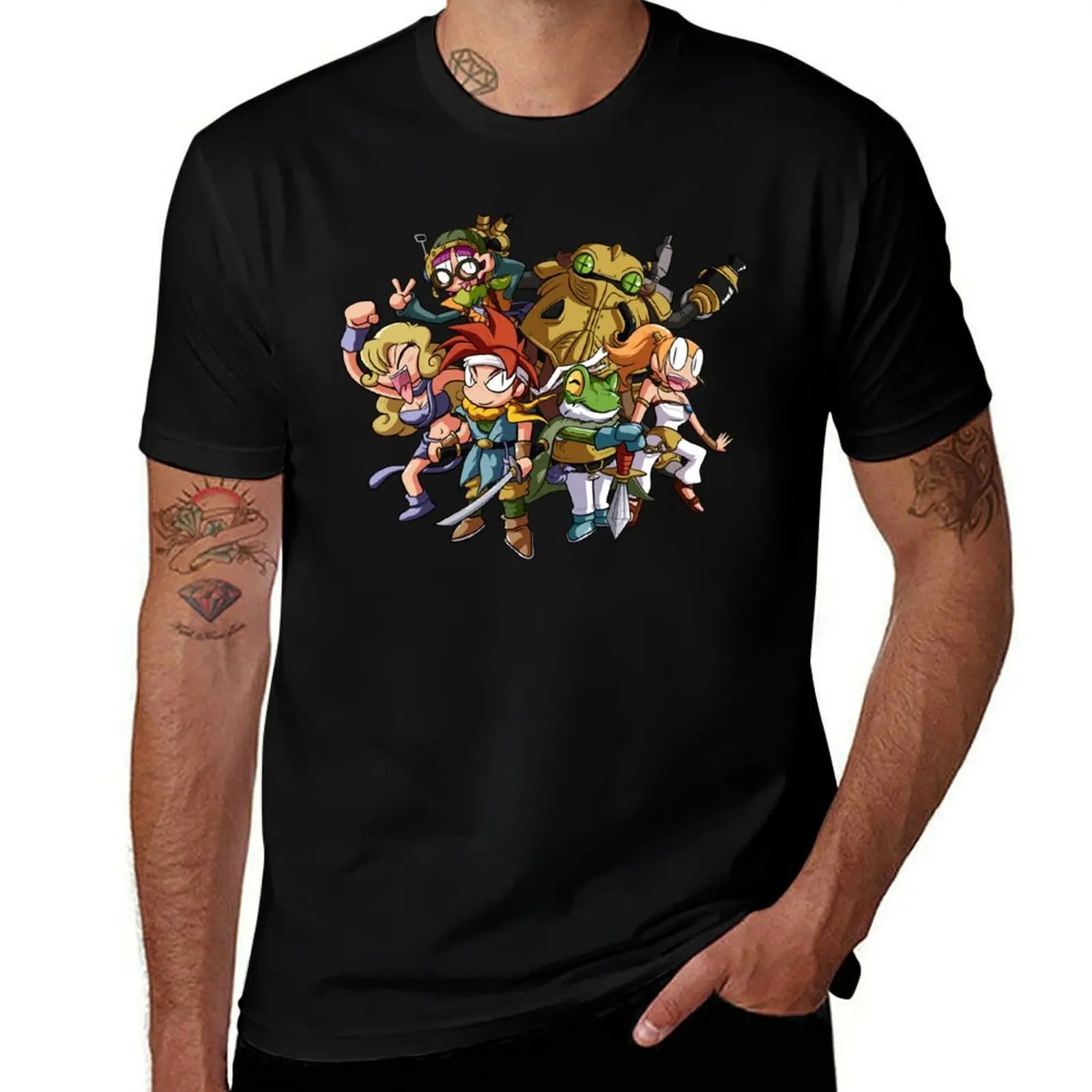 

oversize shirts Chrono Trigger T-Shirt anime for t shirt man cotton t 100% shirts t
