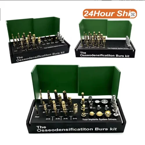 Kit de taladro profesional para implante de fresas de osseosificación Dental, juego de herramientas quirúrgicas para cirugía de elevación de seno maxilar