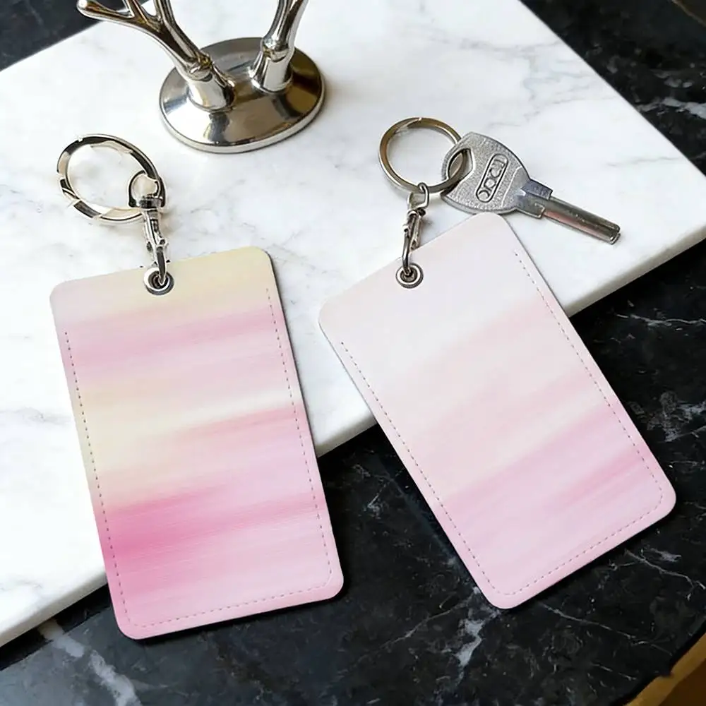 

Универсальный антикоррозийный брелок-ключница из искусственной кожи для мужчин и женщин, держатель для карт, кольцо для ключей