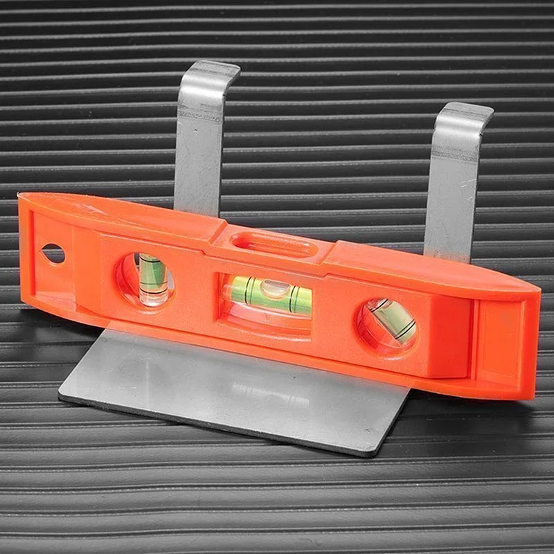 Durable Hook Level Bracket Universal Waterproof Wall-mounted Level Holder Stainless Steel Antirust Spirit Level Holder Repair