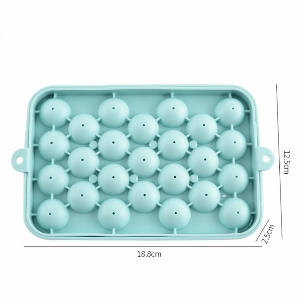 Creative Silicone Grape Ball Molds 25 Grids Round Shape Handmade Soap Molds Flexible Reusable Ice Cube Mold Bar Party view 6