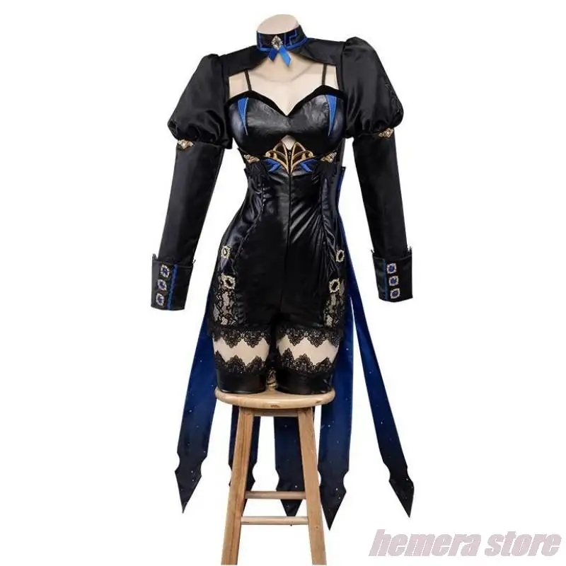 Game Genshin Impact Lumine Cosplay Costume Wig Anime Teyvat Abyss Princess Sexy Woman Uniform Halloween Carnival Party Suit