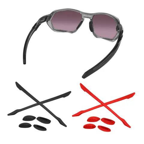 Oakley Plazma OO9019 & Plazma Asian Fit (AF) OO9019A 선글라스용 Glintbay 실리콘 고무 노즈패드 코 피스 & 이어삭