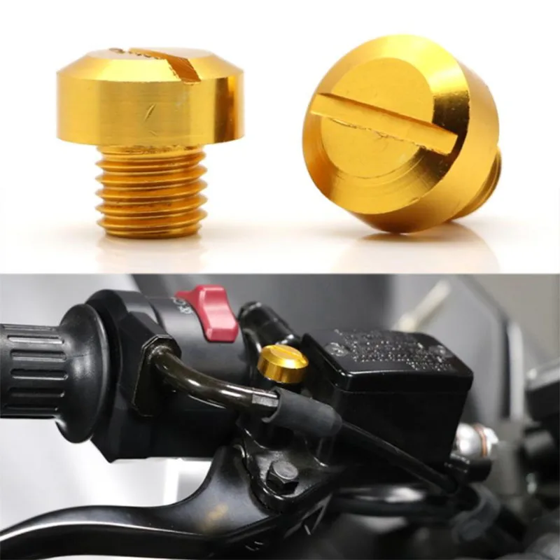 2pcs Universal Motorcycle CNC Mirror Hole Plug Aluminium Screw Covers Caps Screws Motorcycle Accesories For Honda Suzuki Mirrors