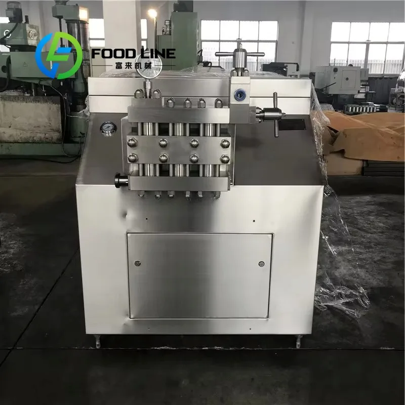 Good Price Automatic High Pressure Milk Homogenizer Machine Auto Dairy Yogurt Yoghurt High-pressure Homogenizer for Sale