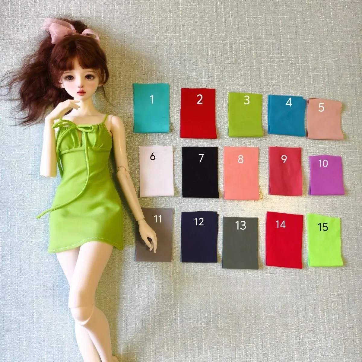 

(Индивидуальная) Кукольная одежда для куклы Bjd 45/60 см, юбка-бретелька, облегающее платье, игрушки, платье 1/4, 1/3, аксессуары для кукол, без куклы