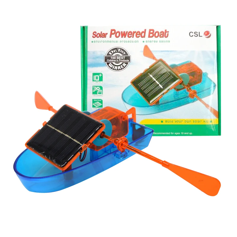 

STEM Solar Power Boat Solar Rowboat DIY Creative Solar Powered Boat Rowing Assembling Toys for Children Educational Toys TYN2123