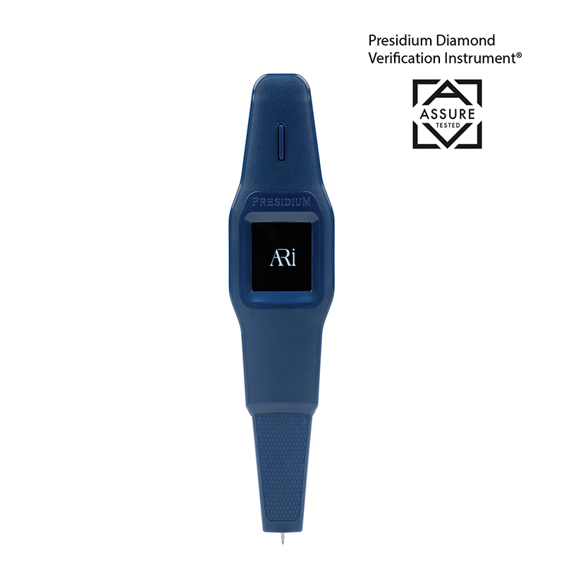 Presidium ARI Synthetic Diamond & Moissanite Tester Handheld UV Screener for CVD/HPHT, Moissanite vs. Natural Diamond 0.02ct+