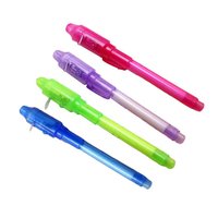 Magical 2 In 1 UV Graffiti Black Light Combo Creative Stationery Invisible Ink Pen Marker Pen Highlighter Office