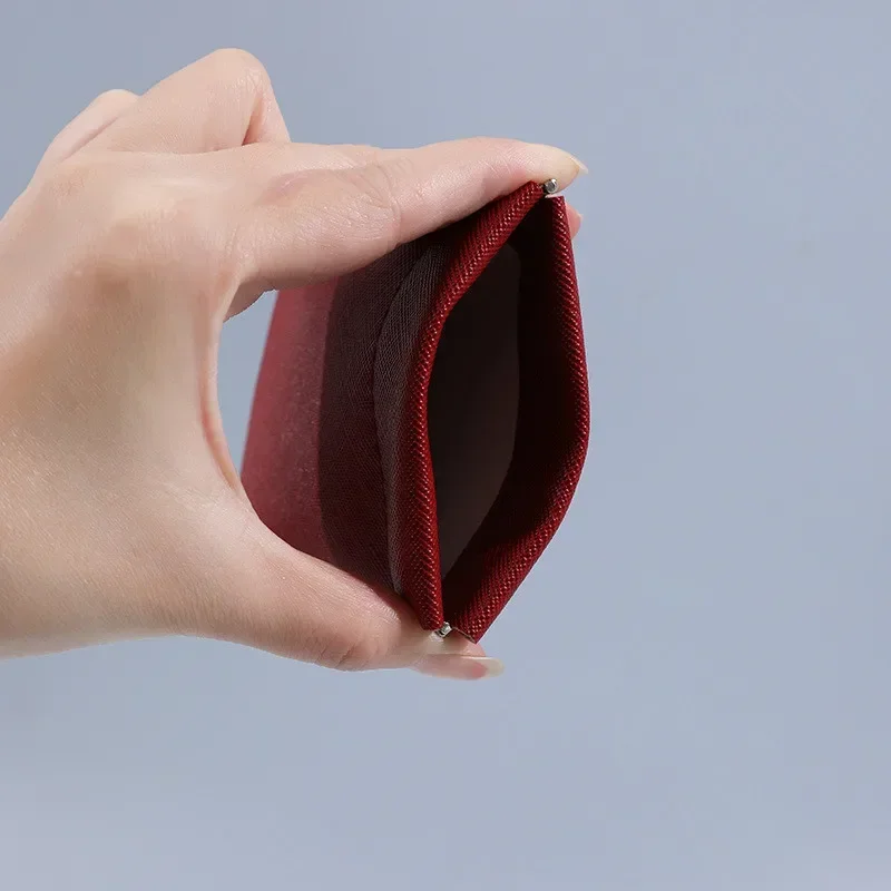 Креативный кошелек для монет из искусственной кожи, держатель для кредитных карт, маленький кошелек для денег, наушников, чехол для мелочи для женщин и мужчин, сжимаемый для открытия