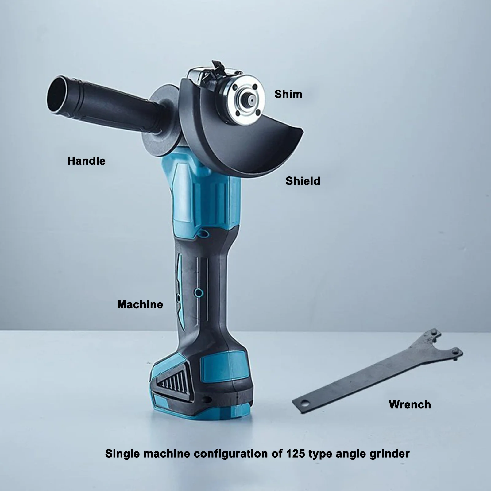 125mm Brushless Angle Grinder Li-ion Battery Cordless Cutting Polishing Grinding For Makita 18V Battery Power Tools