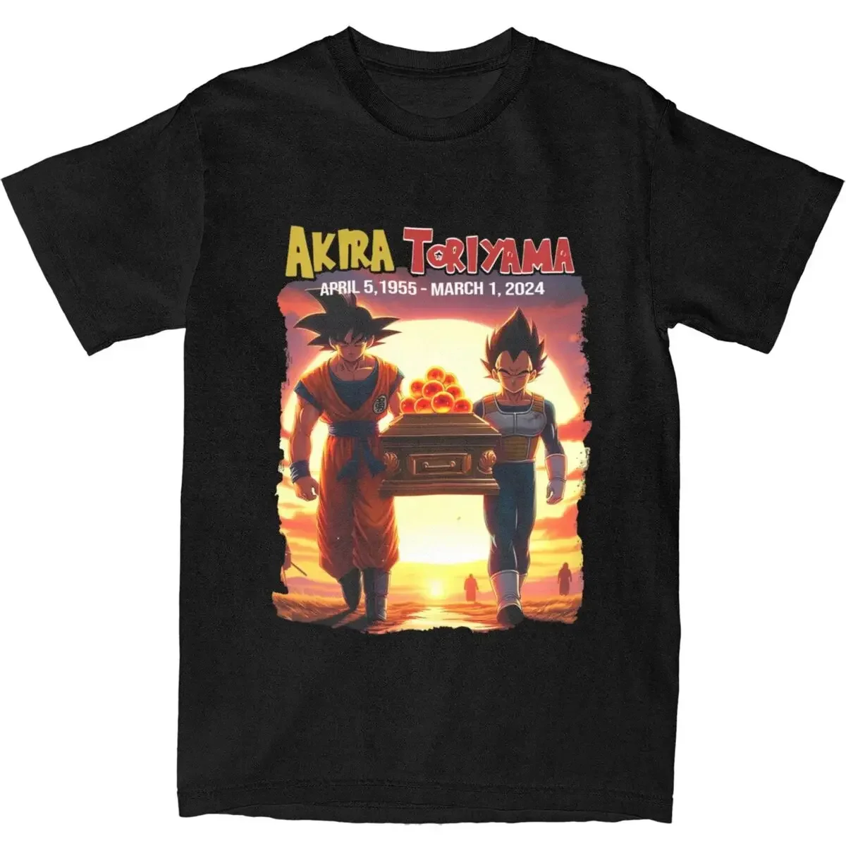 Casual Akira Toriyama Anime T Shirt Men Women 100% Cotton Thank You For The Memories Tee Shirt Summer Clothes