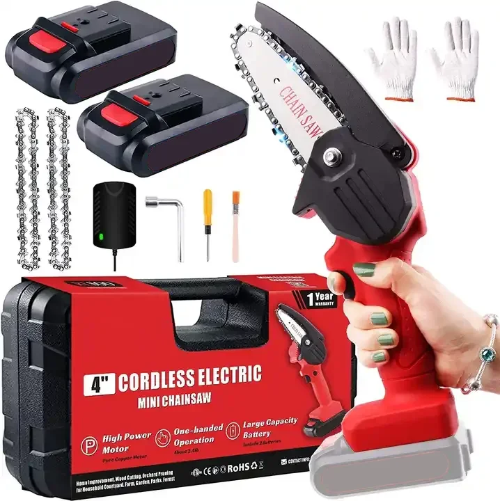 YYHC-High quality cordless chainsaw electric chainsaw cordless mini battery chainsaw