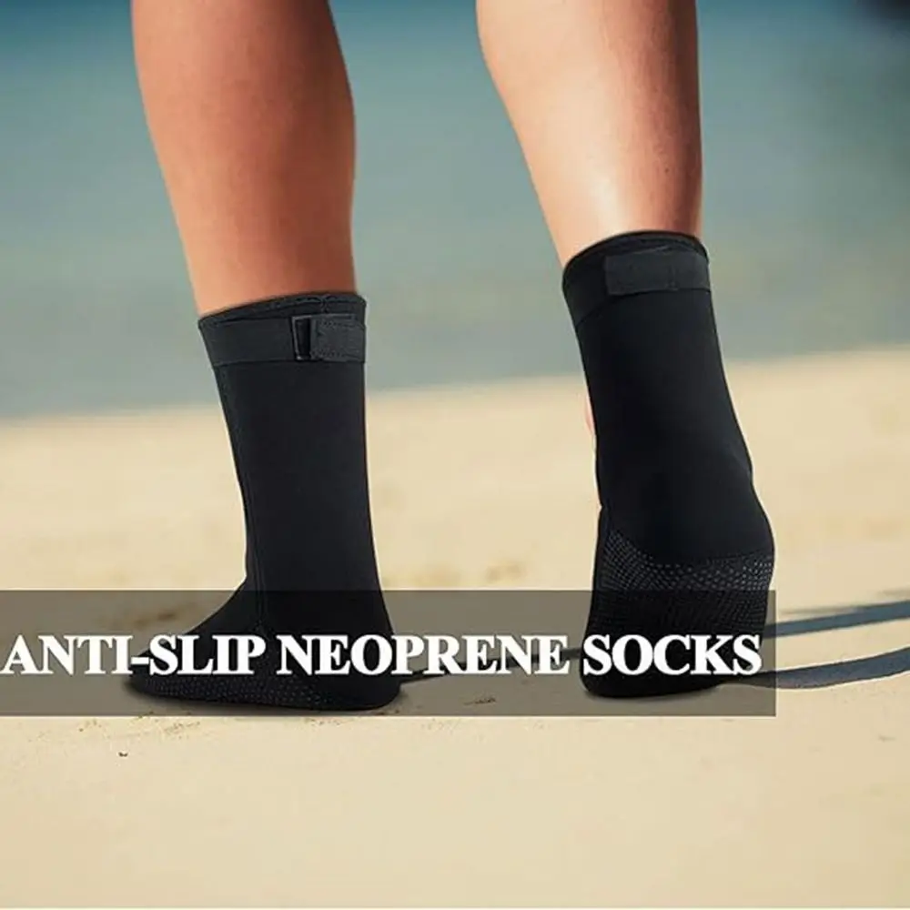 

1pair NEW Neoprene Water Socks Anti-slip Sand Proof Wetsuits Socks Wear-Resistance Diving Socks Snorkeling Accessories