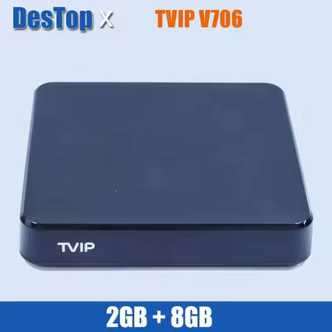 20PCS TVIP 706 Set Top Box 4K Dual Frequency WiFi 4k/2.4G 5G Ultra High Definition Android 11 System 4K ULTRA HD With Dual WiFi