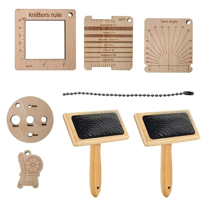 

Щетки для ручной чески шерсти, прочные щетки для пряжи, доска для смешивания шерсти для щенков, кошек и котят - AT36