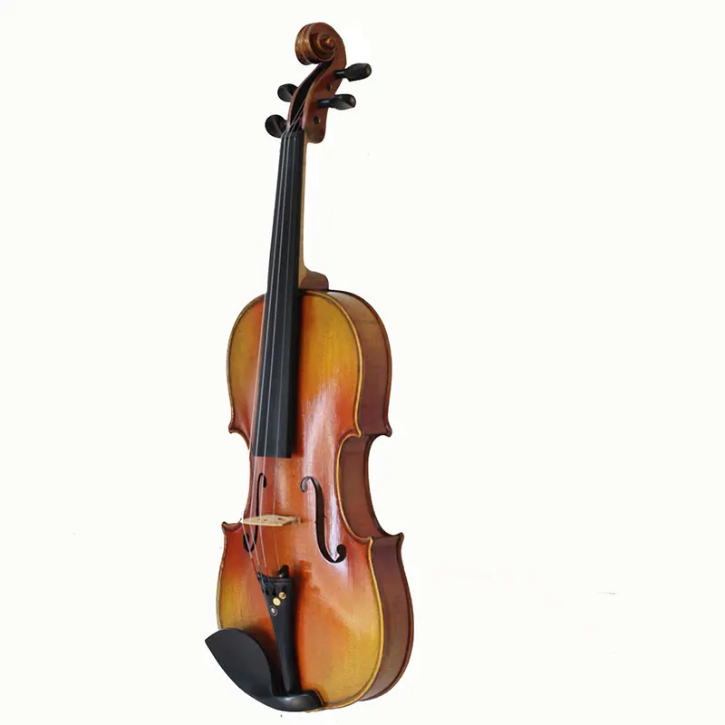 Handcrafted Strad-Style Violin - 4/4 for Adult Premium Spruce & Maple, Includes Carbon Bow, Wooden Shoulder Rest