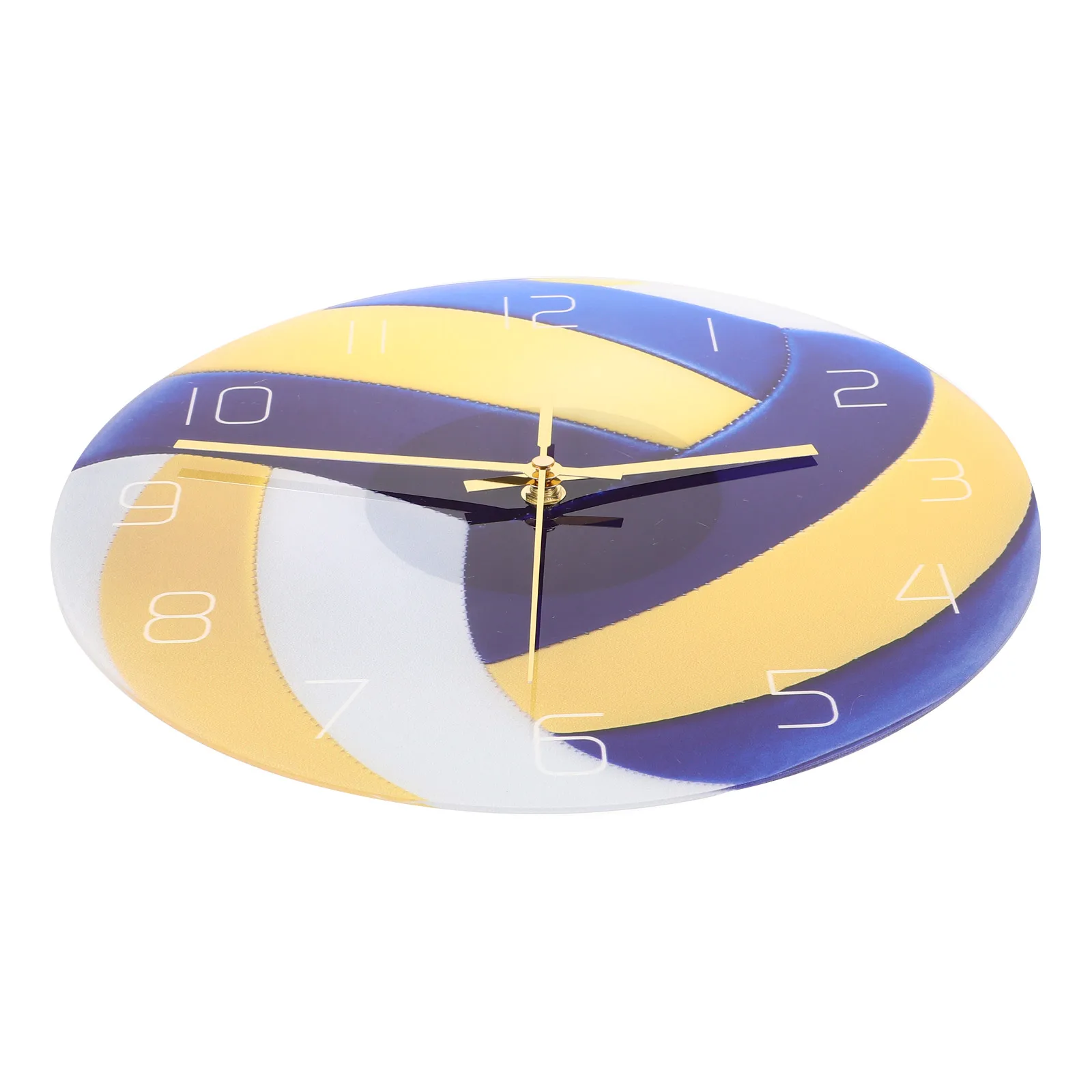 

Volleyball Design Wall Clock Silent Mute Movement Large Arabic Numbers Acrylic Decor For Living Room Bedroom Study Office