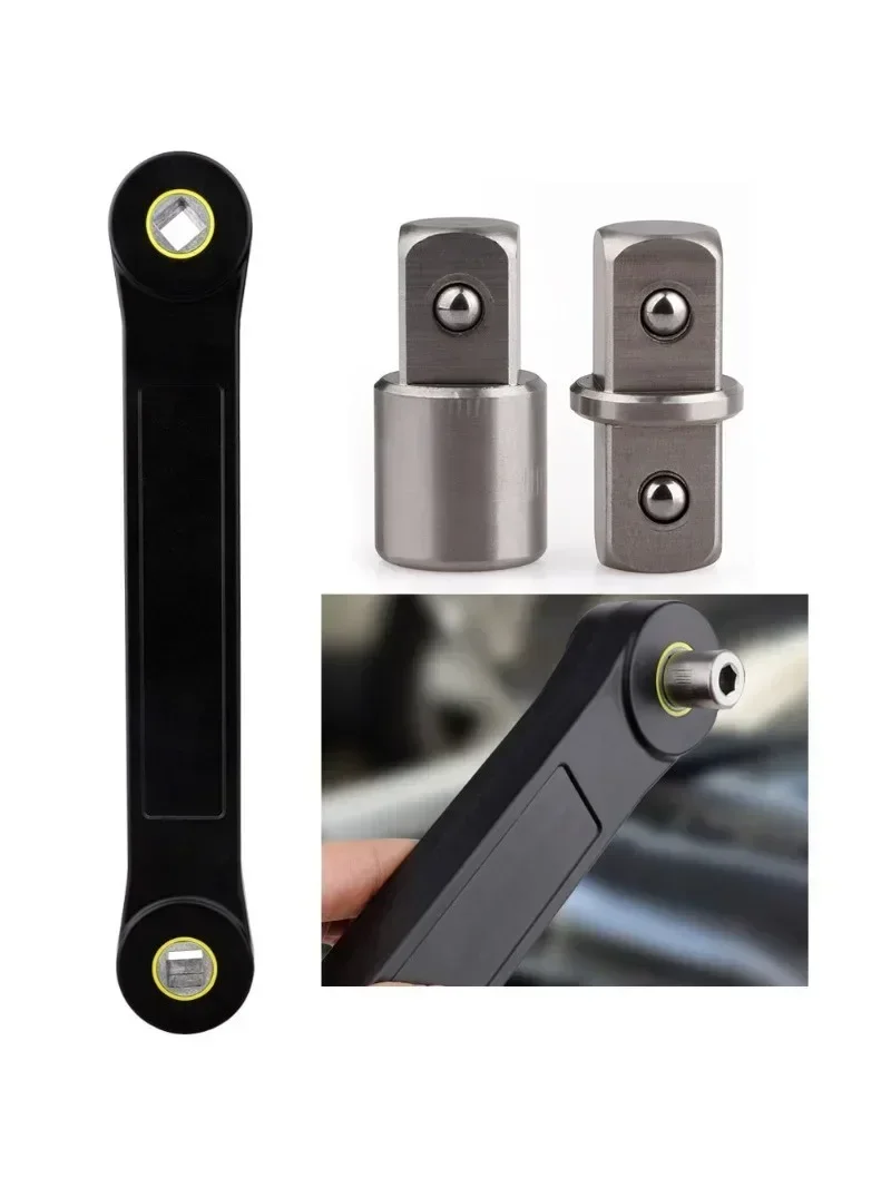 Universal Extension Wrench Automotive Ratchet Wrench Adapter DIY 3/8\