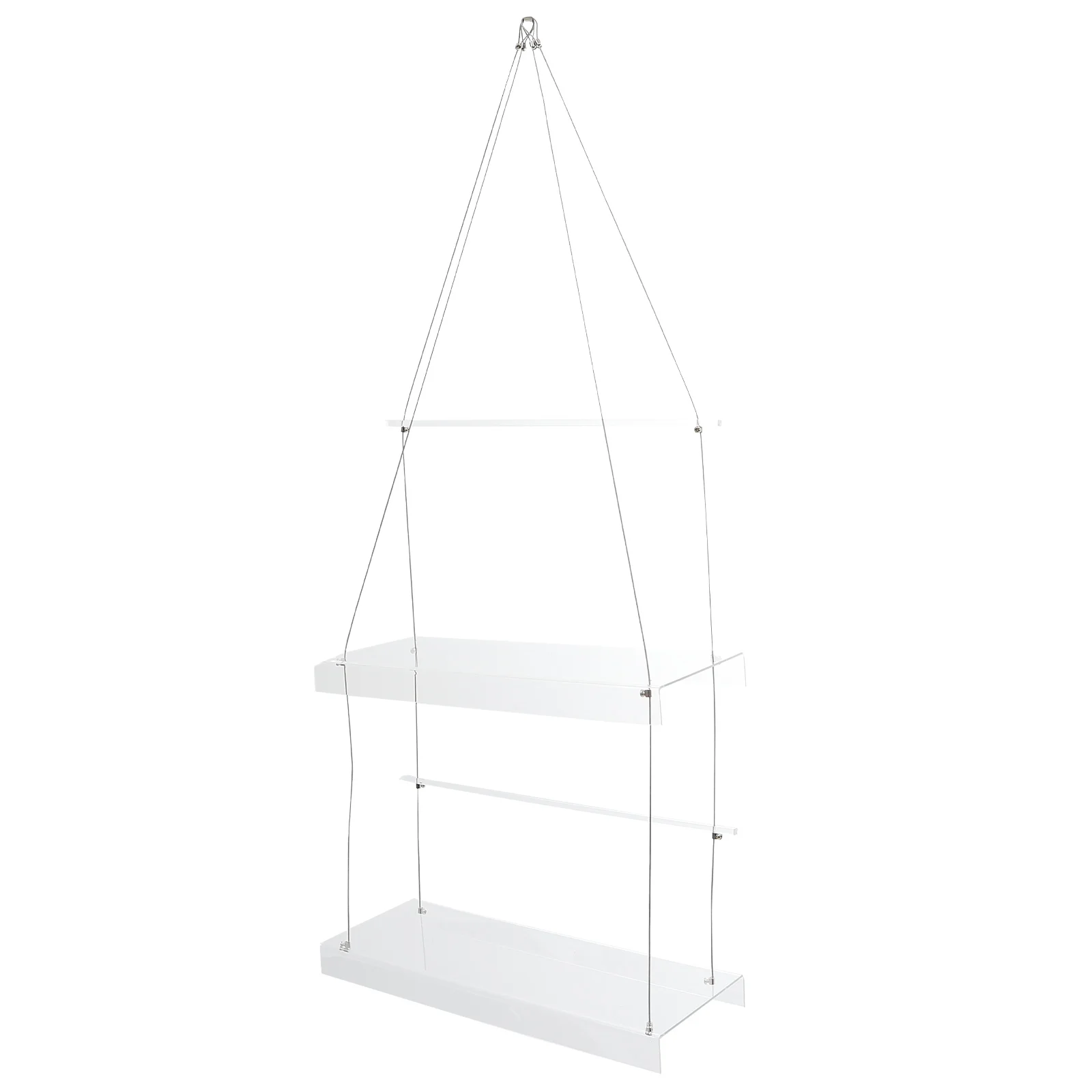 

Hanging Flower Stand Planter Rack Indoor Display Window Shelf Plant Pot Holder Acrylic Flowerpot Vase Garden Decor