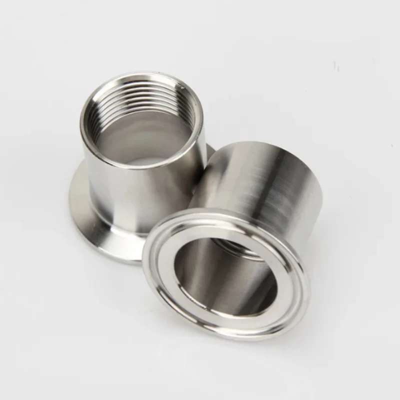 

1/4'' 3/8'' 1/2'' 3/4'' 1'' 11/4'' BSP Female Adapter for Heater X 1/2'' 1.5'' 2'' Tri Clamp 304 Stainless Steel