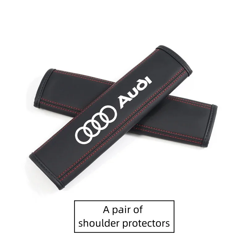 Car Neck Pillow Headrest Shoulder Pads for Audi sline A4 B7 B8 B9 A3 8P 8V 8L A5 A6 C6 C5 C7 4F A1 A7 A8 Q2 Q3 Q5 Q7 RS3 RS4 RS5