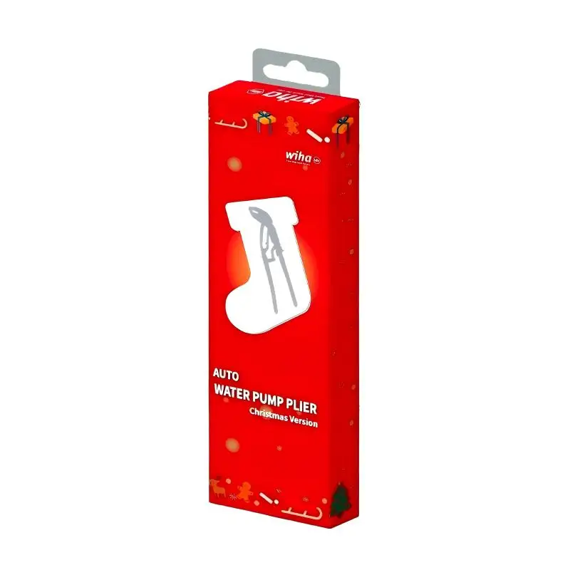 جديد WIHA 2025 عيد الميلاد طبعة محدودة كماشة مضخة المياه قابل للتعديل ، مفتاح ربط الأنابيب الصغيرة متعددة الوظائف رقم. 47243