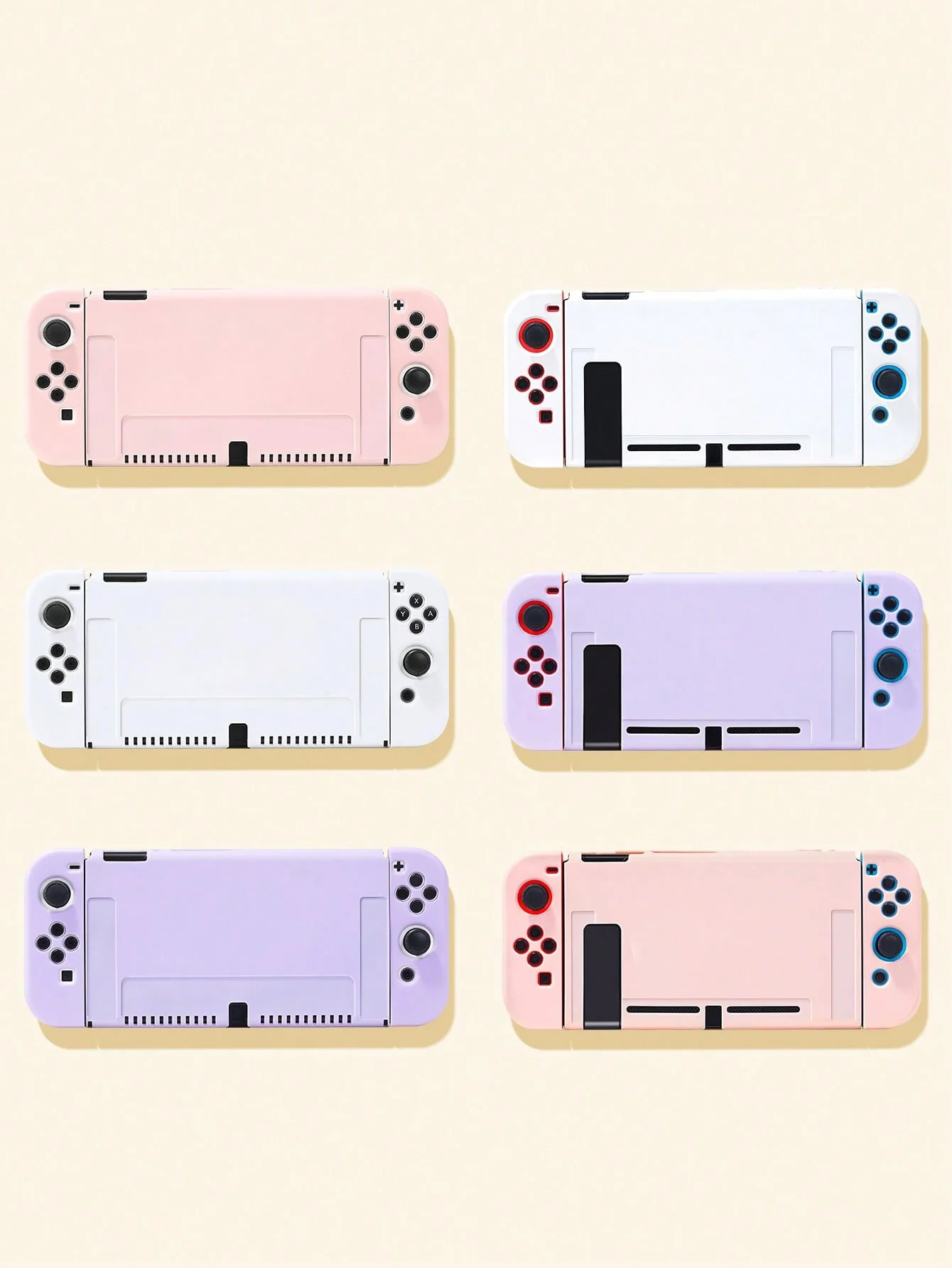 Protective Case Compatible with Nintendo Switch OLED Console and Joy-Cons, for Switch Ns Cover, Switch Accessory Shell