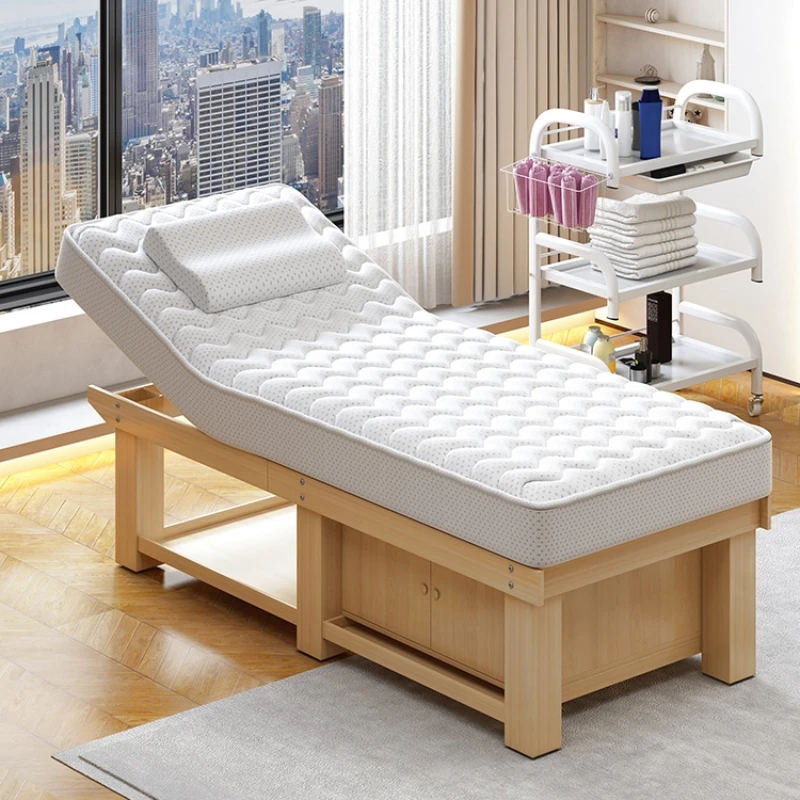 Cama De Massagem De Látex Para Salão De Beleza, Cama De Massagem Com Buracos, Criação De Mídia, Medicina Tradicional Chinesa