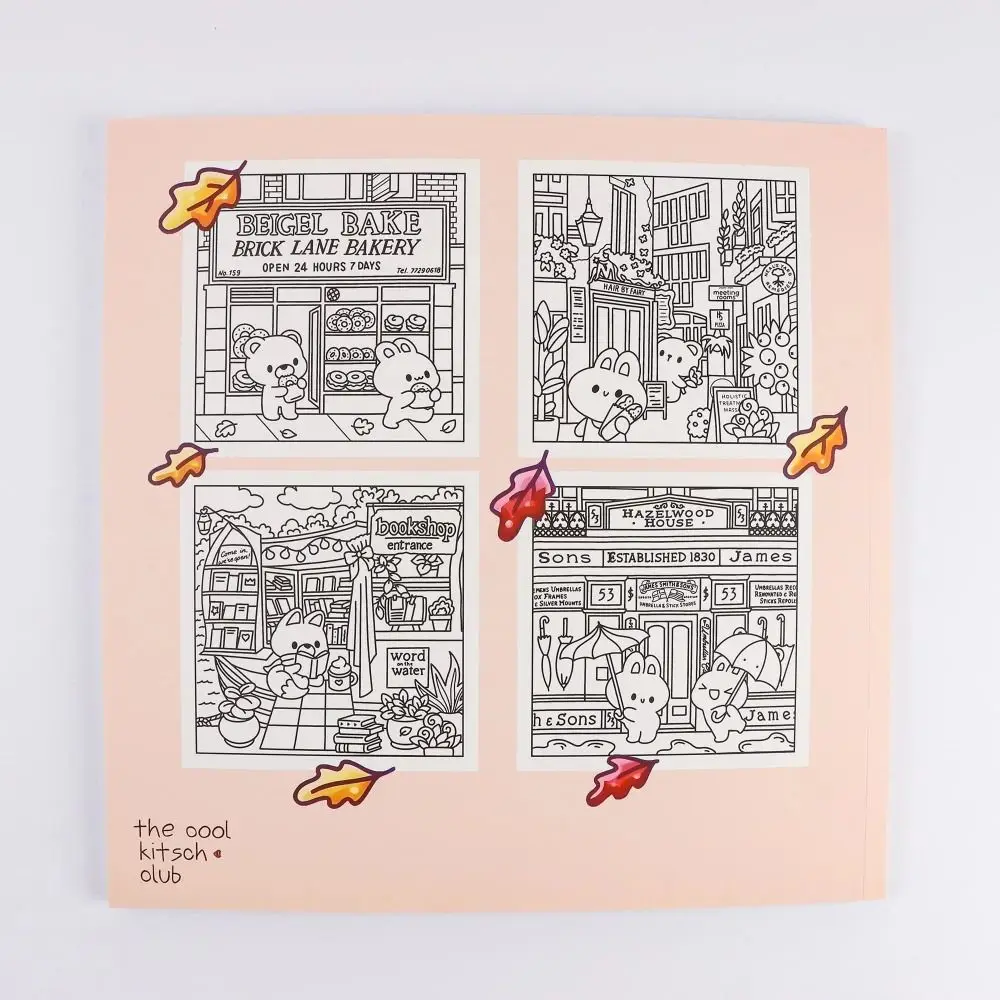 Froggy Days Cartoon Coloring Book Charming Frog Early Education Graffiti Copy Sketch Book Fuzzy Tales Doodling