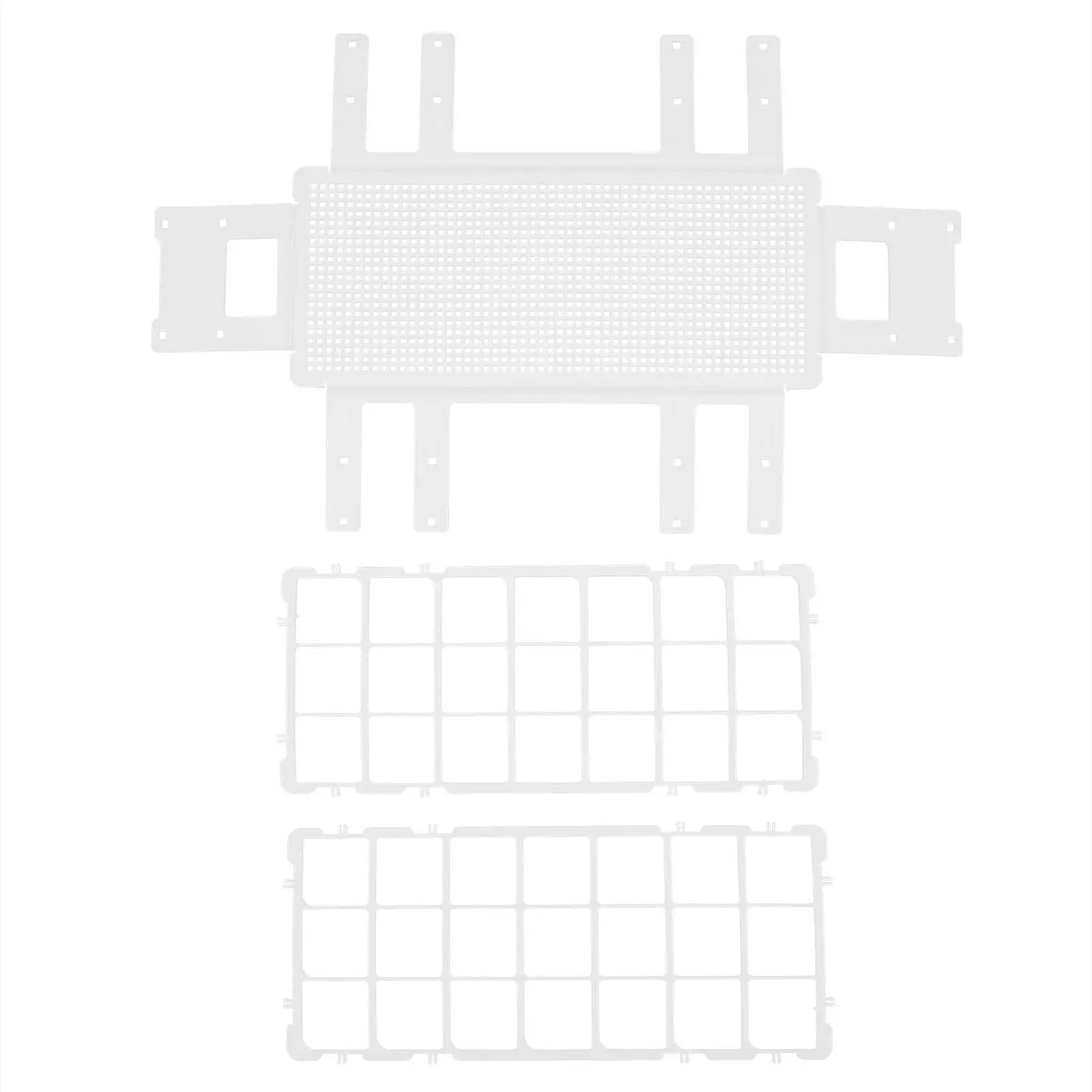 30mmx21홀 플라스틱 시험관 랙 실험실 샘플링 튜브 홀더 스탠드 과학용 분리형