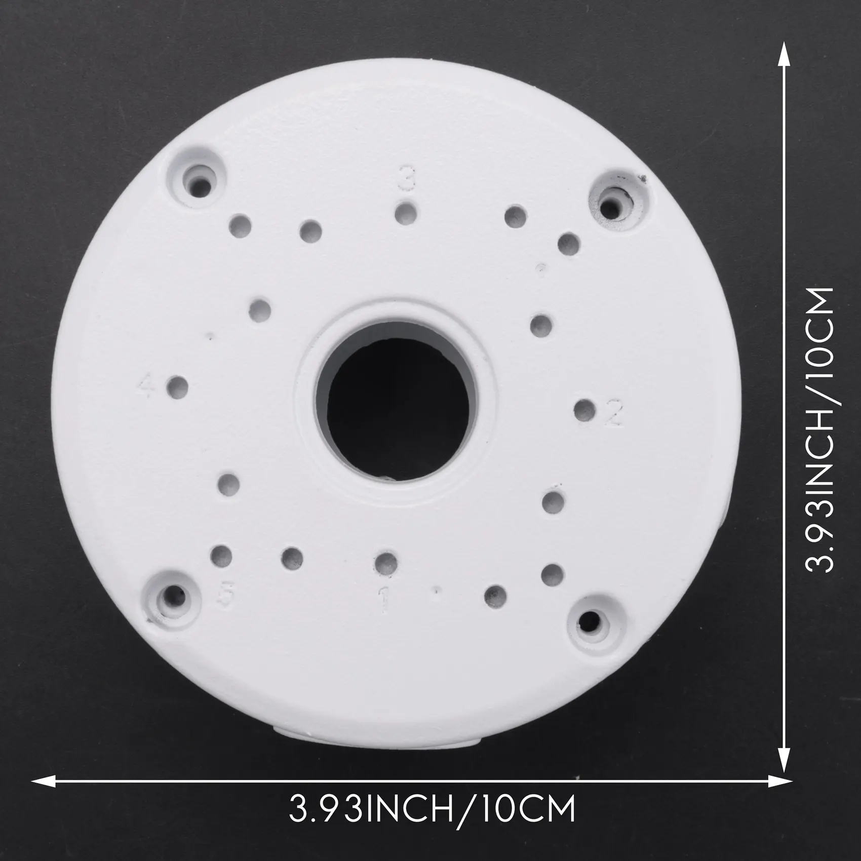 A23F-Universal Security Camera Junction Box Mount Bracket,Outdoor Use Waterproof Wall Ceiling Mount Cable Base Boxes