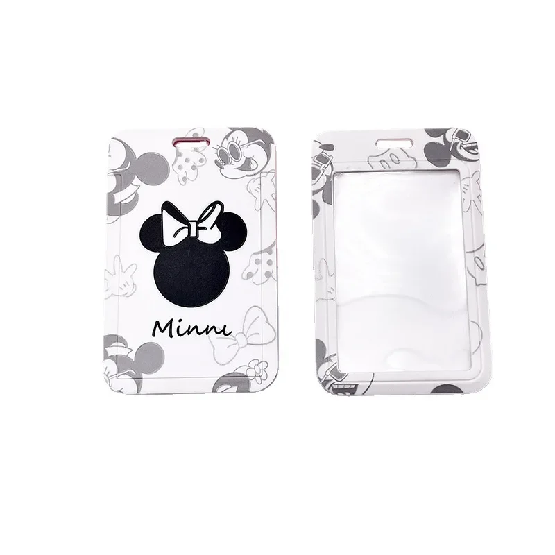 Potdemiel Disney Mickey Mouse Cartoon Case Embossed Campus Card Student Card Game Card Access Card Protector