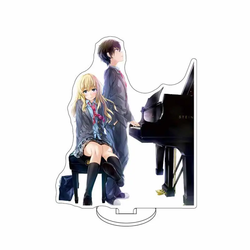 16CM Anime Acrylic Stand Your Lie in April Arima Kōsei Miyazono Kaori Sawabe Tsubaki Watari Ryōta Cos Figure Ornaments Gifts - view 2