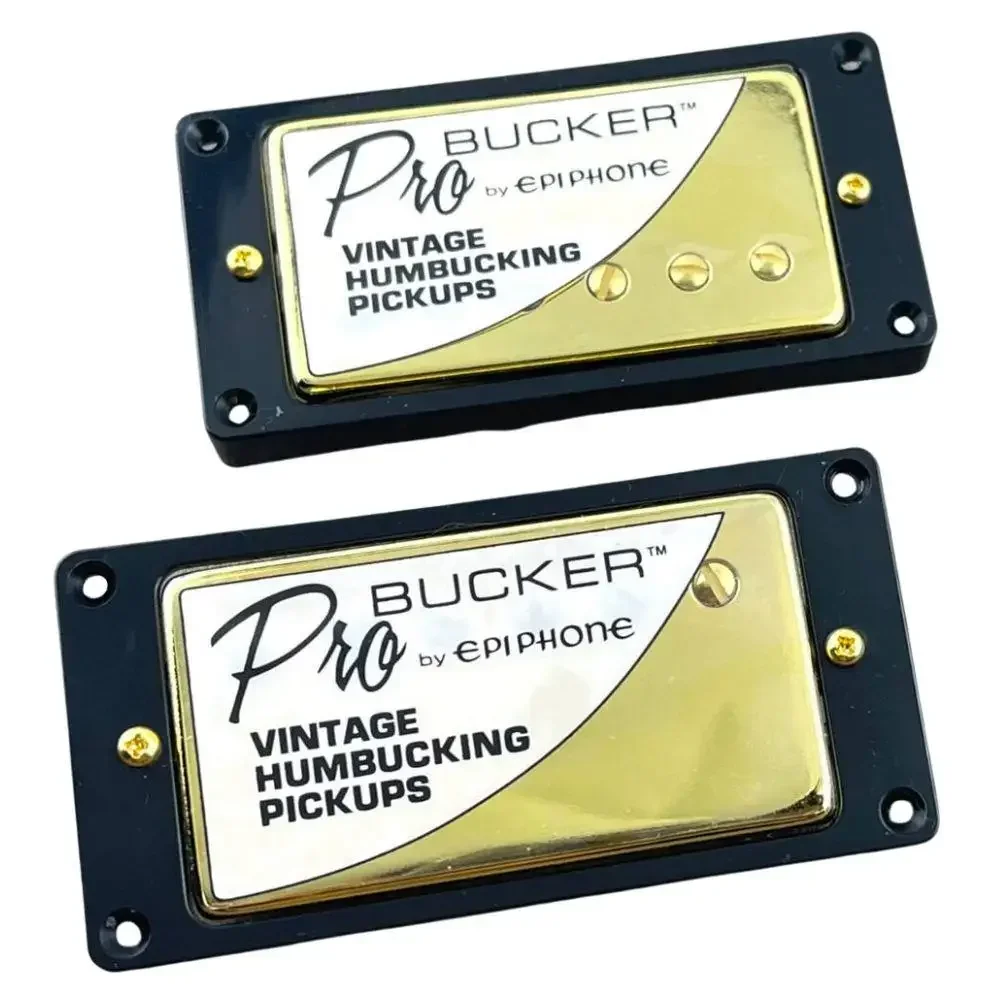 LP Vintage Humbuckers ProBucker Humbuckers Without Harness Chrome Gold Plated