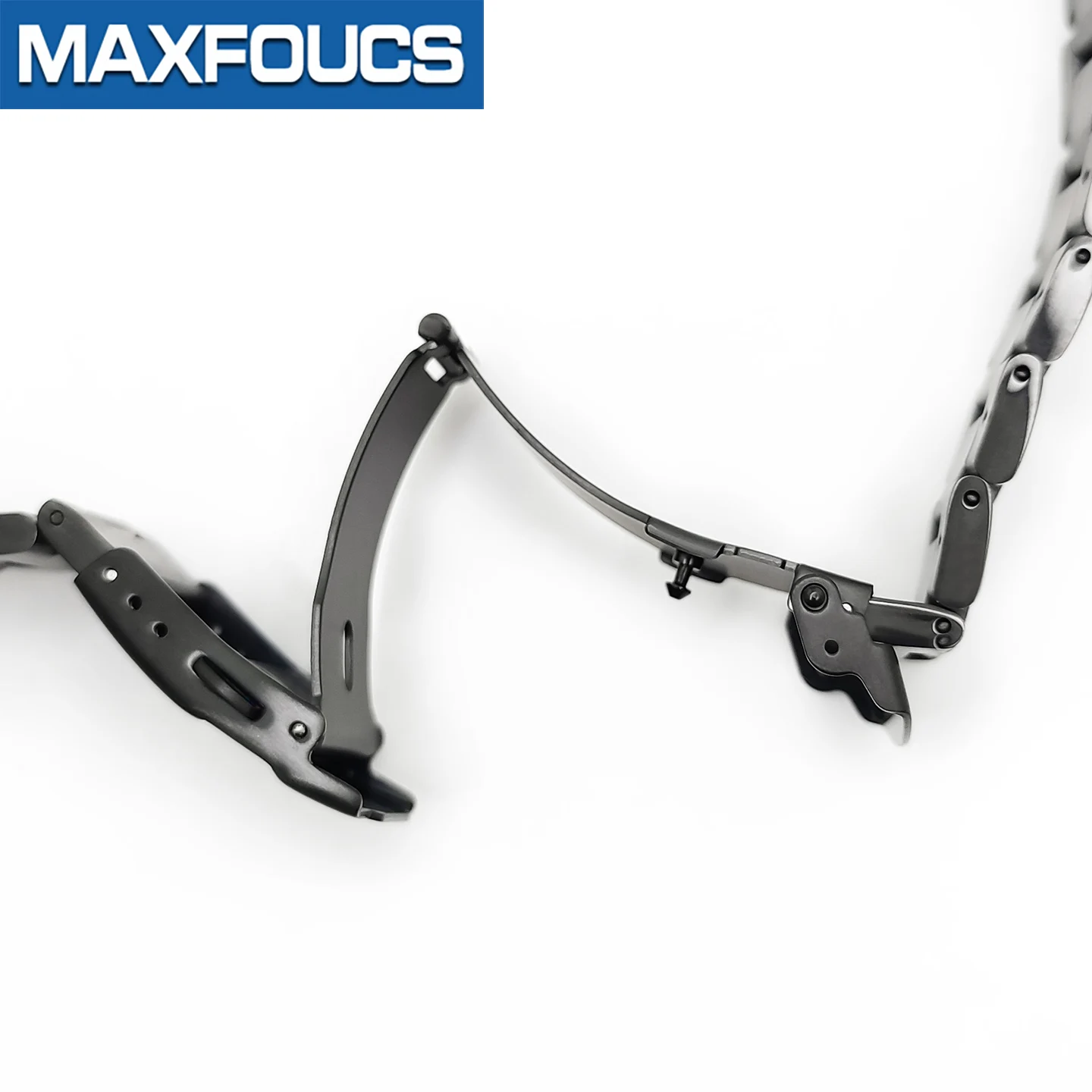 Samurai Stahlarmband MOD Passend für SKX Uhrengehäuse Gebürstetes Armband Doppelverschluss mit Druckknopf Uhrenteile Reparaturzubehör – Detail 8