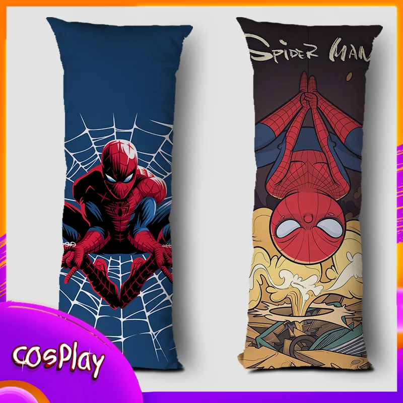 

Spider Man Printed Pillow Cartoon Cute Bedhead Pillow Anime Soft Home Long Pillow Funny Office Cushion Peluche Kid/Adult Gift
