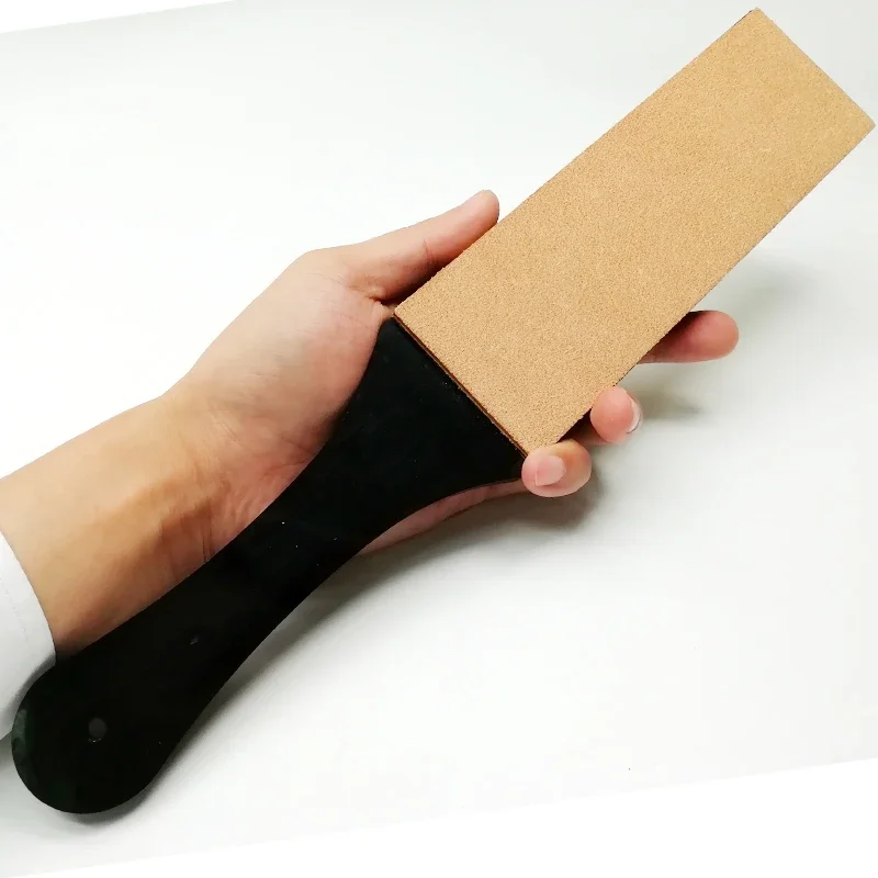 Natural Wax Leather Polishing Board and Paste Double Sided Polishing Razor Polishing Tool Knife Sharpener Stone