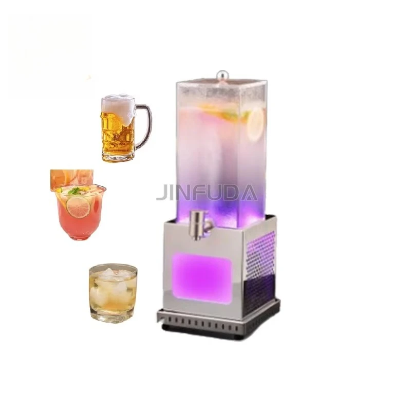 3L Beer Cooler Tower Draft Beer Juice Drink Beverage Dispenser with LED Light