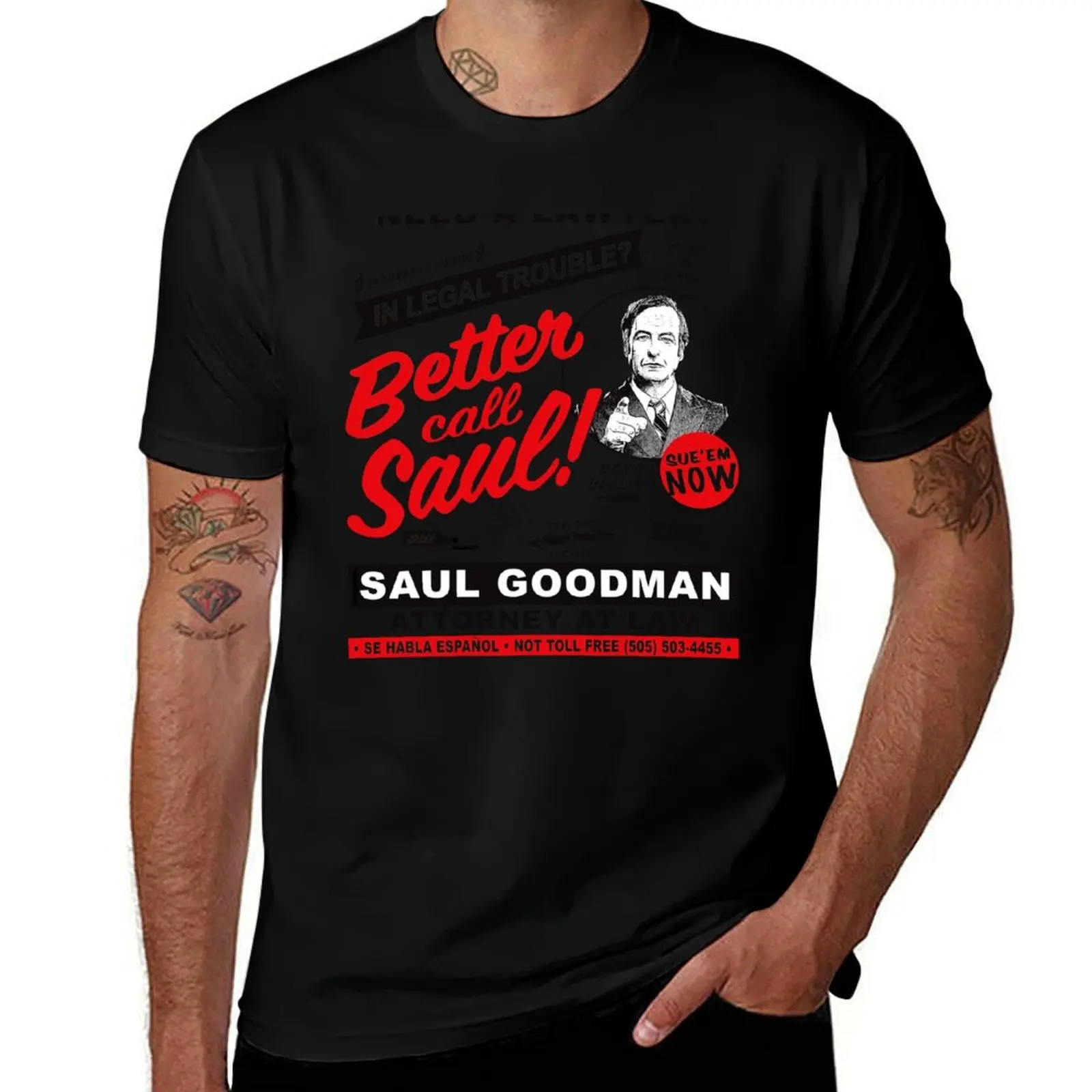 Besoin d'un avocat ? Appellez Saul T-Shirt Worker Basic, t-shirt à manches courtes
