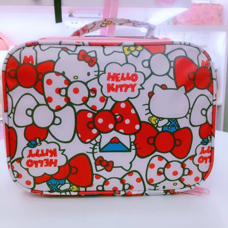 

Kawaii косметичка Hello Kittys, новая мультяшная водонепроницаемая дорожная сумка для хранения средств по уходу за кожей, сумки для женщин