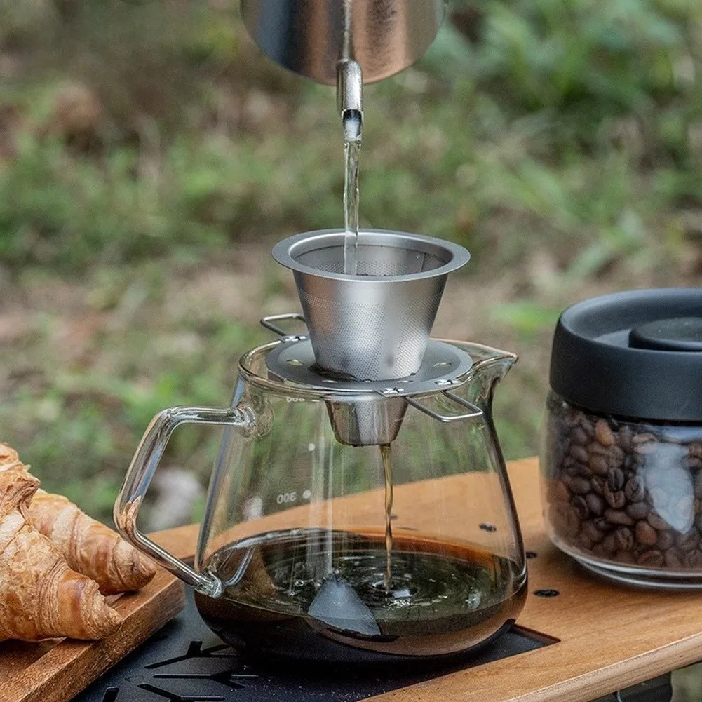 As Shown Folding Coffee Dripper Cleaning Coffee Holder Portable Coffee Maker Resistant Build As Shown Folding Coffee