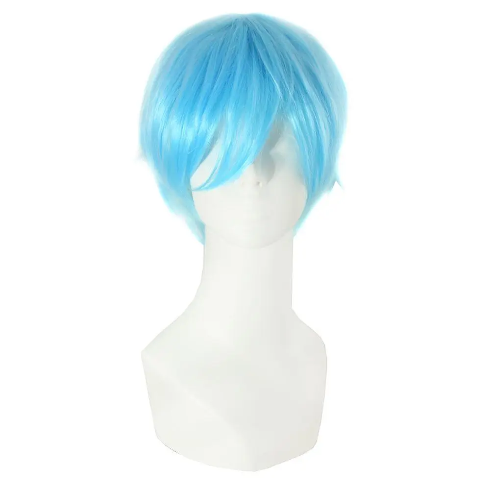 

12 Inch Light Blue Short Role-Playing Wig