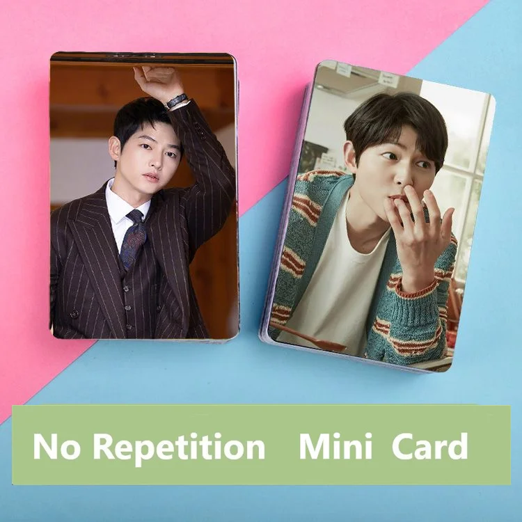 

Series2 No Repetition Joong-ki Song Mini Card Wallet Lomo Card With Photo Album Fans Collection Gift