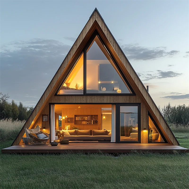 أطقم منزل إطارية أسترالية مسبقة الصنع، منازل خشبية جاهزة لفندق فيلا فاخرة