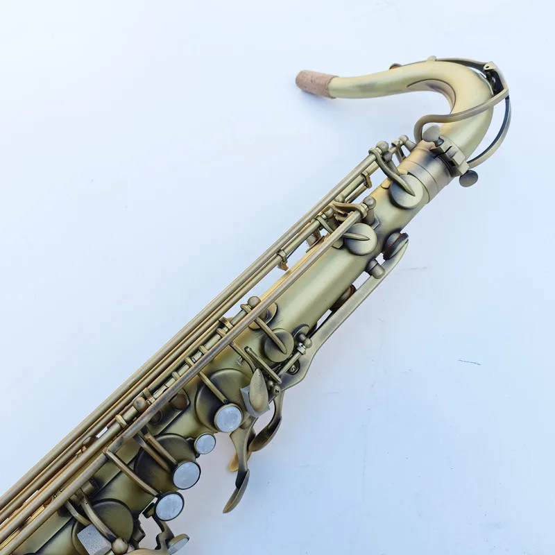 Jupiter JTS500Q Tenor Saxophone Reference Antique Copper B Flat Woodwind Instrument With Case Mouthpiece Reeds Neck