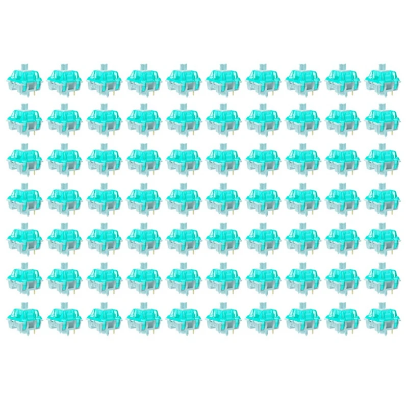 WISH 70 Uds. F.S interruptores de eje para quemar hielo 5 pines eje de párrafo grande avanzado para teclado mecánico para juegos DIY