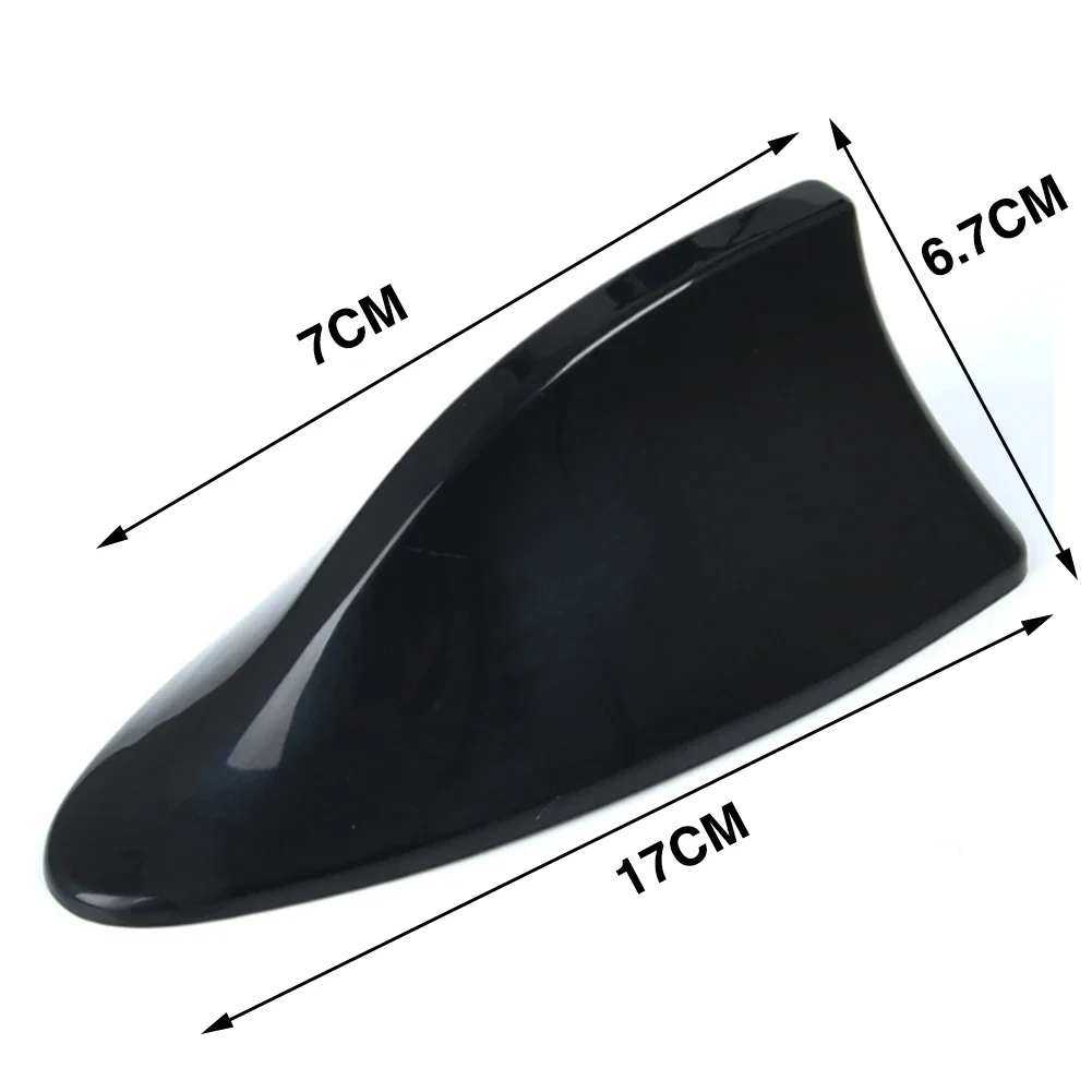 هوائي قرش Aileron de Signal FM Universel pour voiture، إشارة راديو FM ذاتية اللصق للسيارة، هوائي زعانف القرش المزخرف