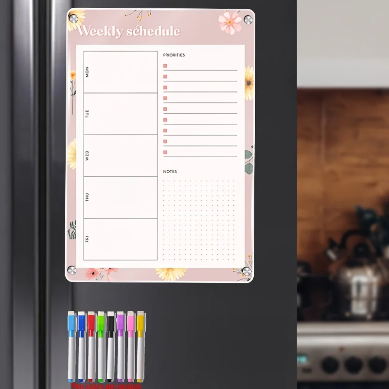 planejador-semanal-magnetico-grande-com-design-floral-e-marcadores-coloridos-organizador-para-geladeira-ou-parede-para-casa-e-escritorio