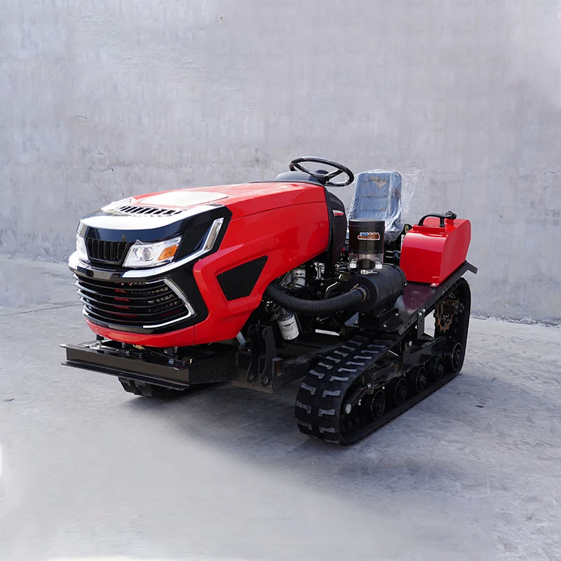 

Фермерский многофункциональный гусеничный трактор, мини-газонокосилка, тракторы, роторная фреза, гусеничные культиваторы